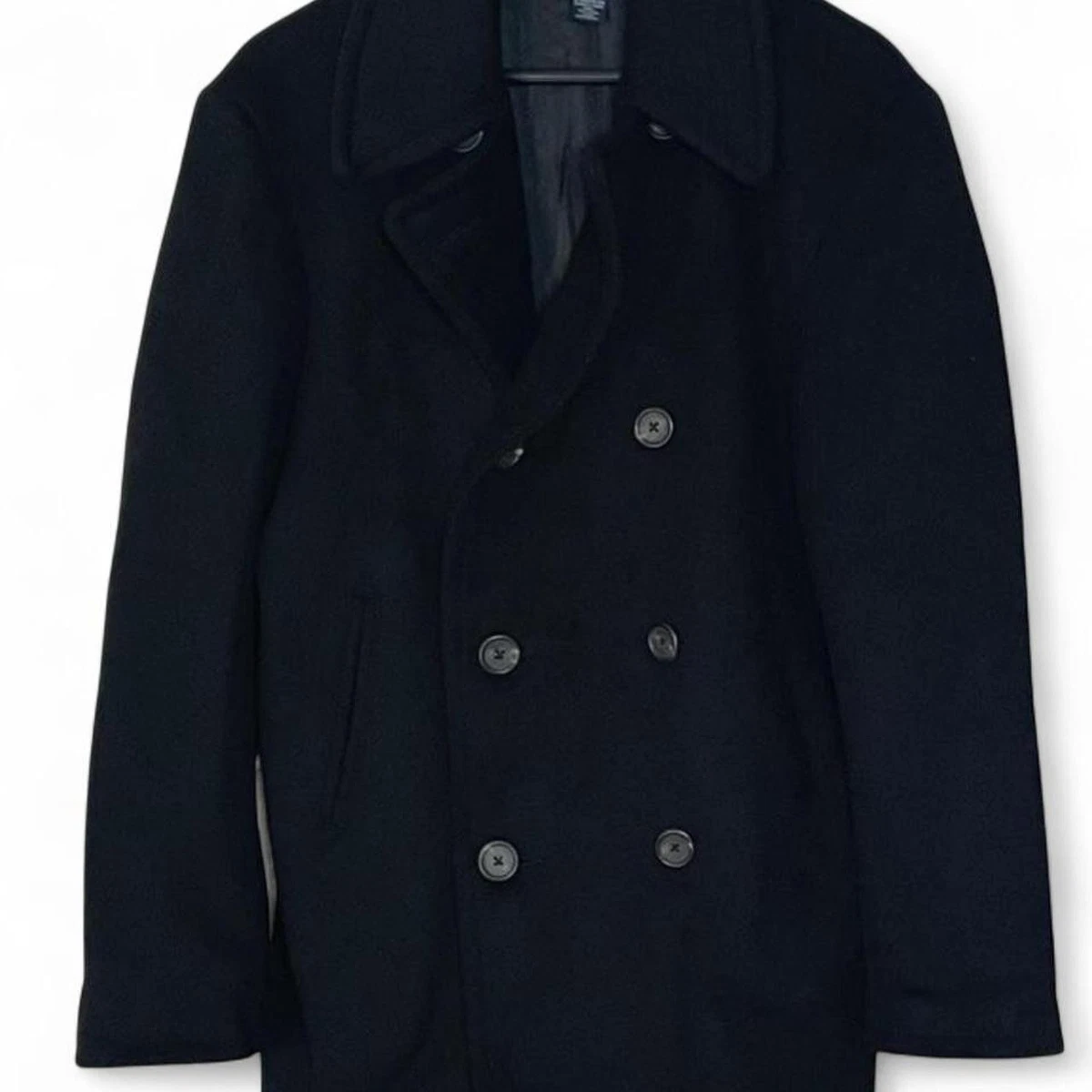 Polo Ralph Lauren Pea Coat Black Coats, Jackets & Vests for Men