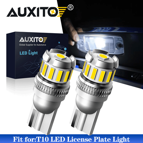 2X AUXITO White LED Interior Dome Map License Light Bulb T10 2825 168 158 CANBUS - Picture 1 of 9