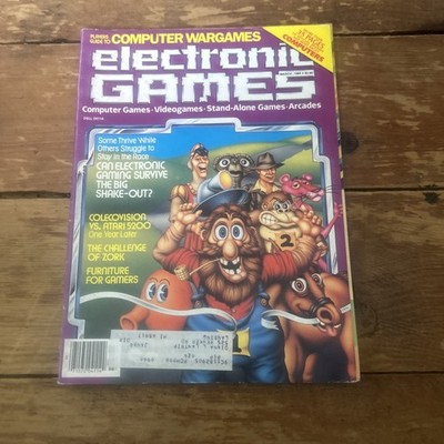 March 1984 Electronic Games Magazine / Colecovision VS. Atari 5200 /VG