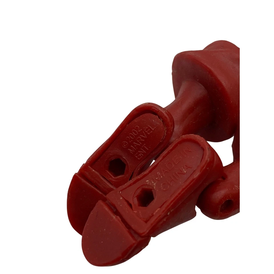 Figura de acción vintage del Capitán América 2002 Marvel Comics superhéroe coleccionable Foto 3 de 3