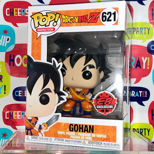 Gohan Dragon Ball Z Funko Pop 621 EB Games Exclusive Anime + Protector