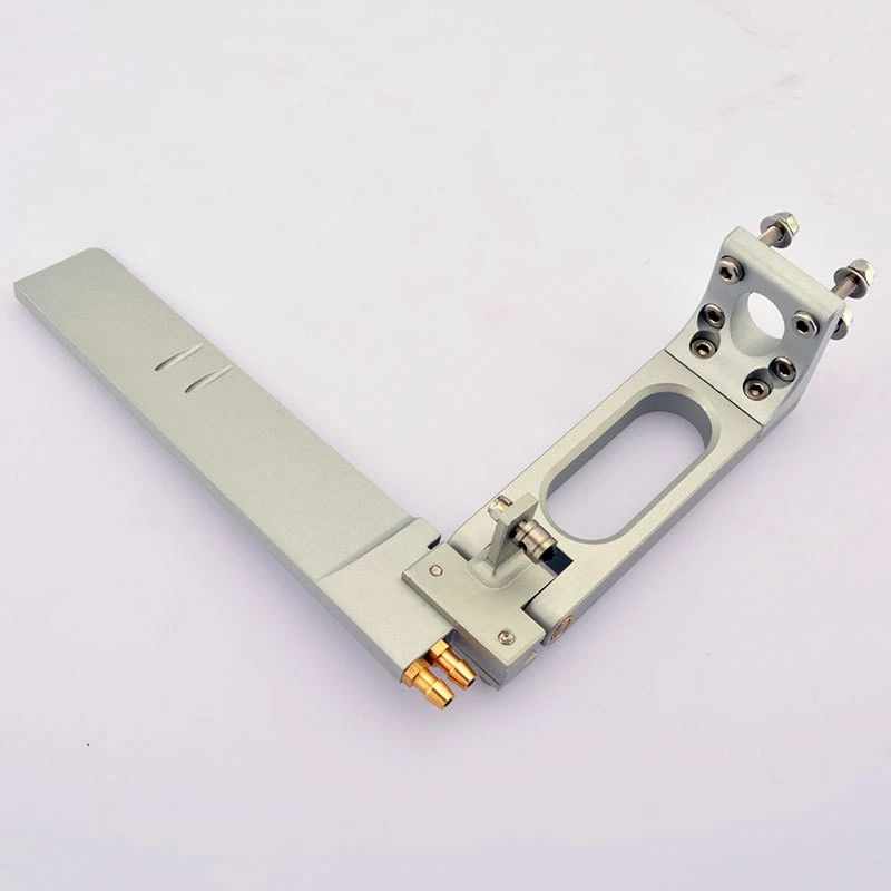 Rc Boat  Aluminum 127x160mm Rudder with Dual Water Pickup & Kickback Protection - Image 4 of 4