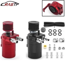300ML Universal Oil Catch Can Kit Tank Baffled Reservoir Breather Filter