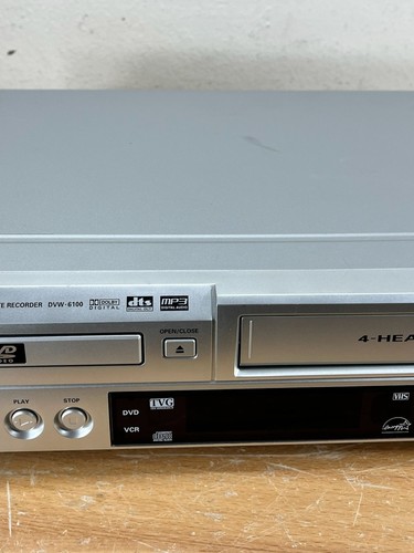 Sanyo DVW-6100 DVD Player VCR VHS 4 Head Hi-Fi Player Tested, With Remote & Box - Picture 10 of 16