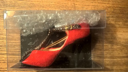 New York Met Art Museum Costume Institute Christmas Ornaments Set 7 Womens Shoes - Picture 16 of 21