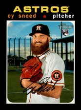 2020 Topps Heritage Cy Sneed #624 Houston Astros