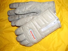Vintage Invicta guanti slalom sci winter ski genuine leather gloves  padded '70s