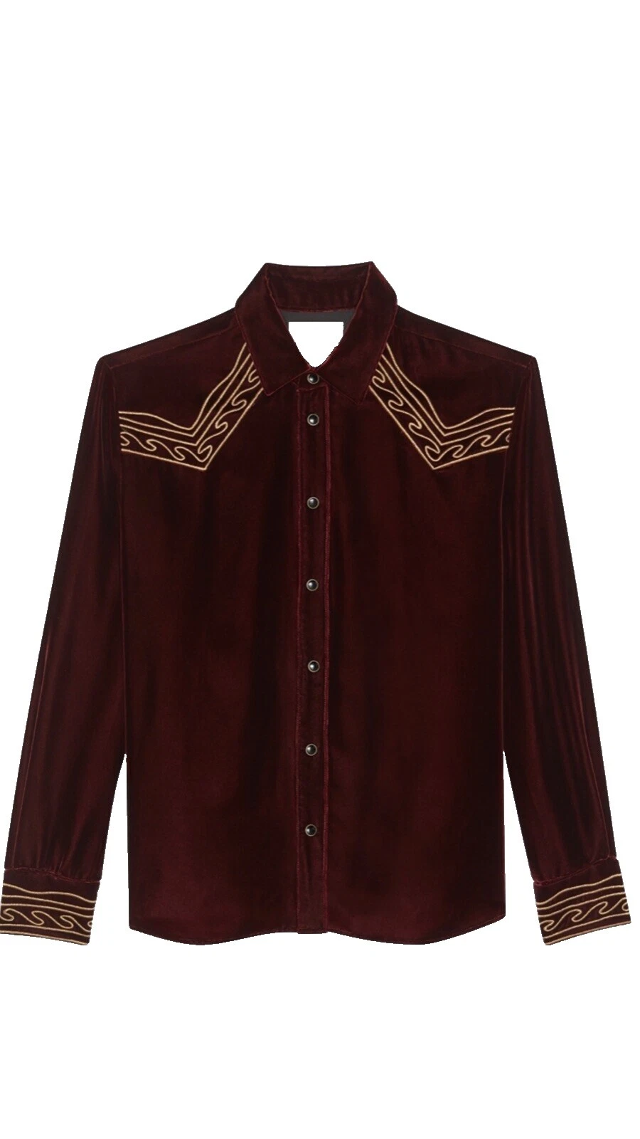 Tamaño Regular occidental Saint Laurent Informal Con Botones camisas para hombres