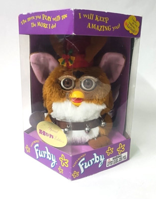 VTG NEW Furby Reindeer Special KB toys addition Model 70-794 Tiger Great Box