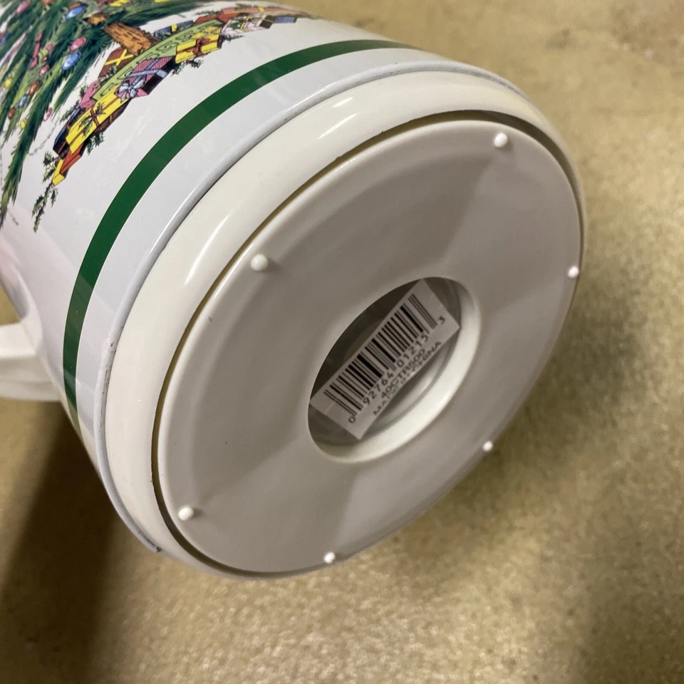 Vintage Spode Christmas Tree Thermal Carafe Thermos Pot  Coffee Tea Hot Water - Image 4 of 4