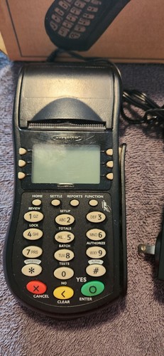 Optimum Hypercom Model T4205 Credit Card Process Machine With Power Cord - Picture 2 of 4