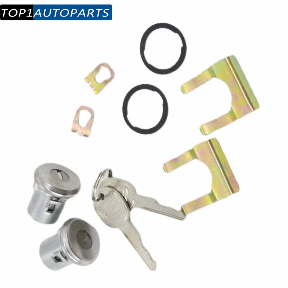 New Pair Door Locks Cylinder LH & RH Fit Chevrolet 1970-1997 With Keys 608307 - Изображение 2 из 4