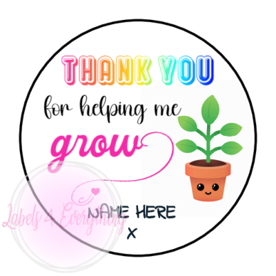 3 Portachiavi Regalo Per Insegnanti Con Scritta Thank You Teacher E Thank You For Helping Me Grow