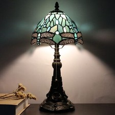 Small Tiffany Lamp Mini Stained Glass Desk Lamp Vintage Table Lamp Tiffany St...