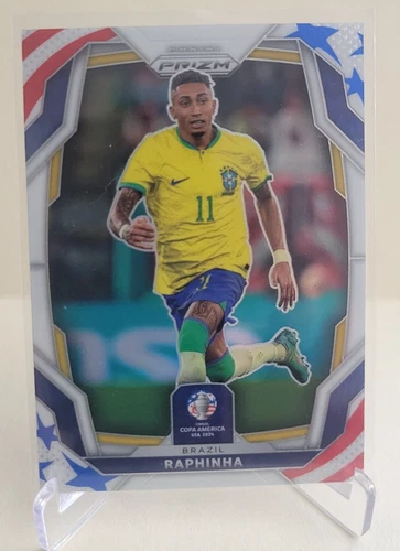 2024 PRIZM COPA AMERICA RAPHINHA STARS & STRIPES PRIZM #26 Ser #15/24 BRAZIL
