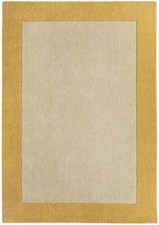 Luxury Hand Tufted Wool Area Rug Modern Border Design Home Carpet