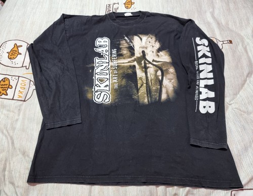 Vintage Skinlab Band  Tour 1997 The Art Of Suffering  lons sleeve t shirt XL