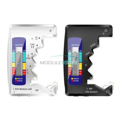 1X Digital LCD Display Battery Tester Checker Power Detector Measuring Tool