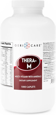 Thera High Potency Multivitamin with Mineral Caplets, Nutritional Supplement, 10