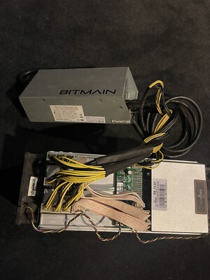 Ant miner S9 with Bitmain Power Supply and Power Cord.   (working) ( read)