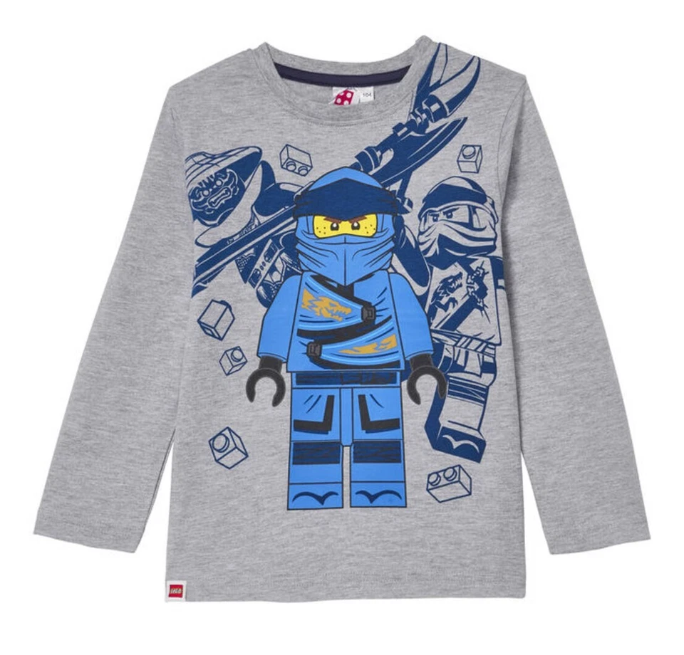 LEGO Jungen Shirt Ninjago Langarmshirt Jay Walker - Gr. 104, 110 K9 - Bild 1 von 1