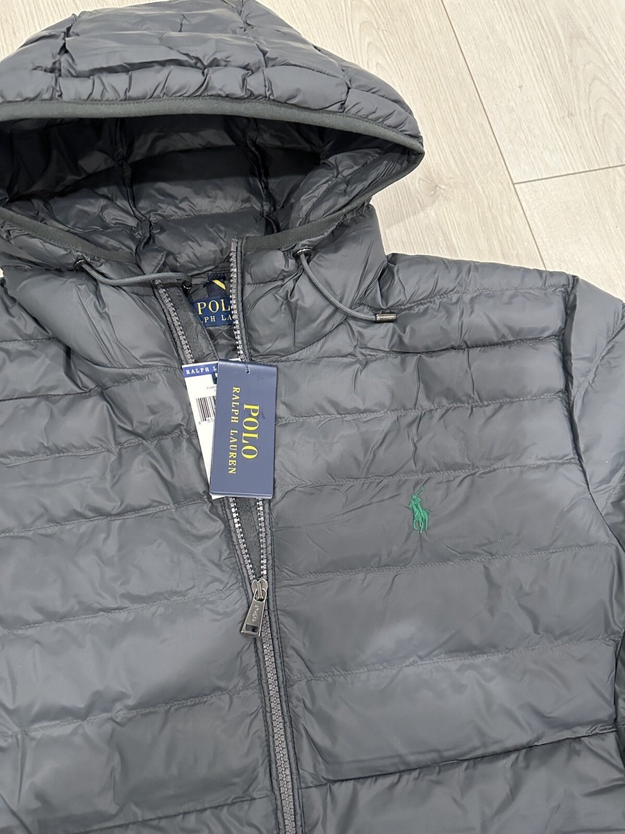 New Ralph Lauren Men's Performance Puffer Down Jacket Hoody New Ralph Lauren Men's Performance Puffer Down Jacket Hoody