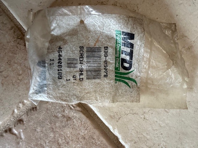MTD Screw Shoulder Bolt #938-0507B