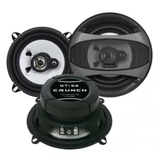 GTI 52 Crunch Coaxial 13cm Speakers 2 Way 150 Watts --- 1 Pair