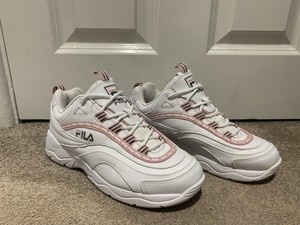 Fila Ray Tracer Size Uk 5 Pink And White Women's Trainers | eBay