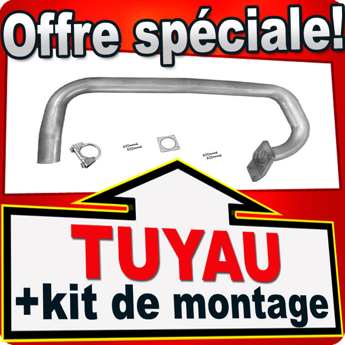 Tuyau avant pour VW T3 Transporter III 1.6 TD 1984-1990 tube echappement