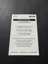 Nintendo Wii U Insert