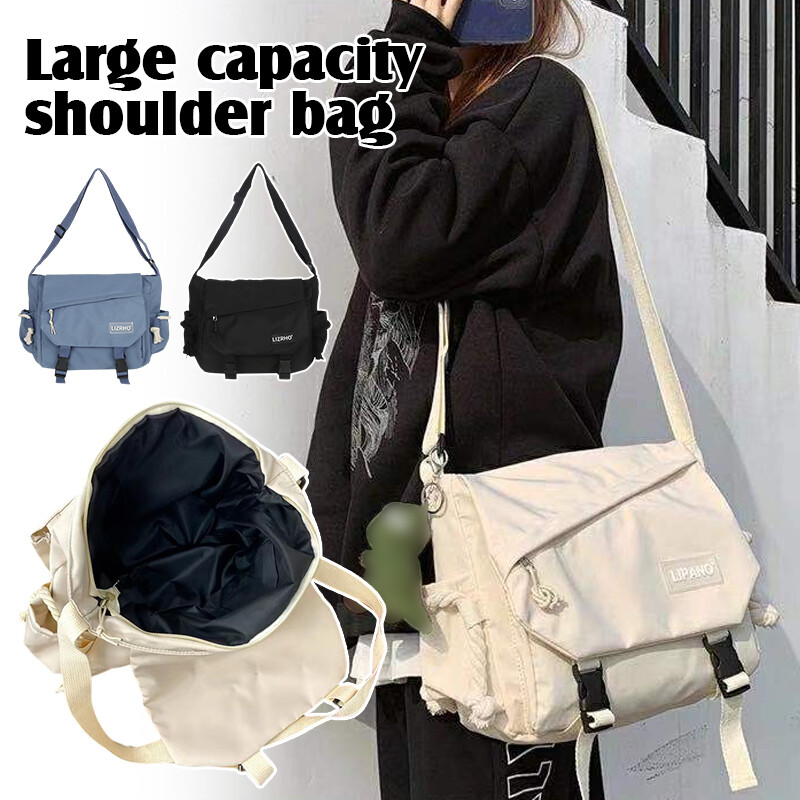 Unisex Nylon Handbags Shoulder Bag Large Capacity