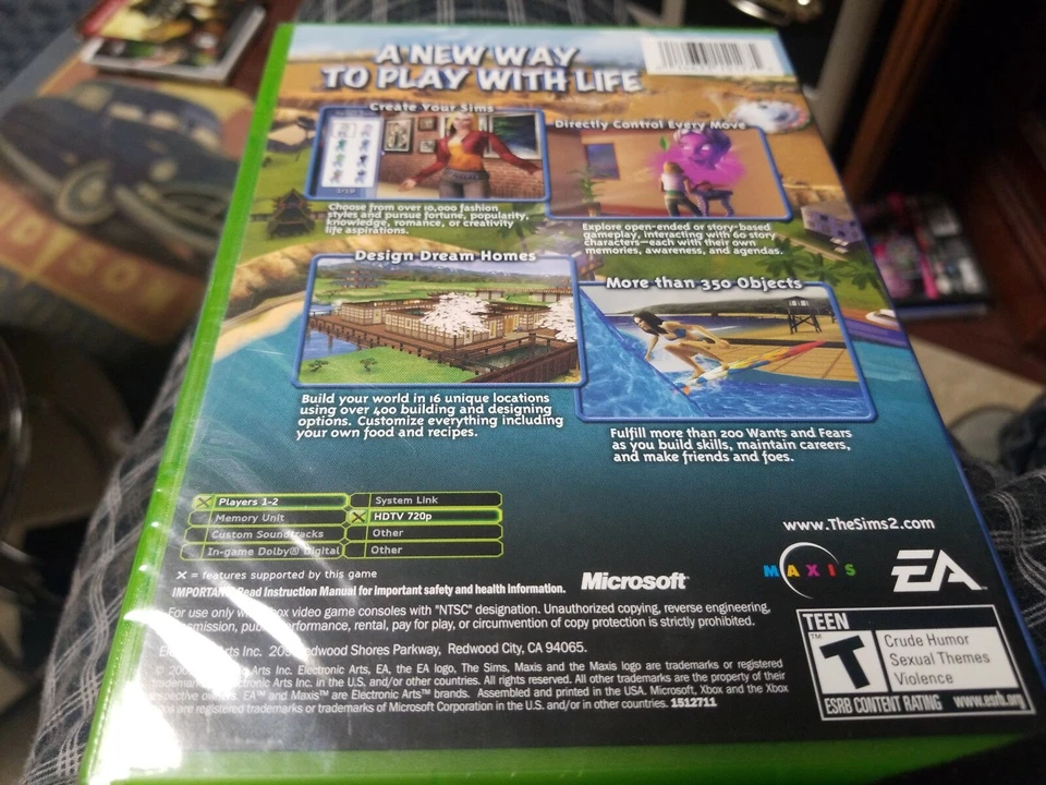 The Sims 2 - Xbox pal version - Image 2 of 3