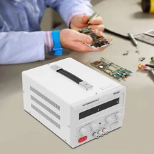 Portable DC Regulated Power Supply 32V 20Amp Precision Adjustable w/ Power Line