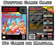 Super Punch-Out!! - Super Nintendo SNES Custom Case *NO GAME*