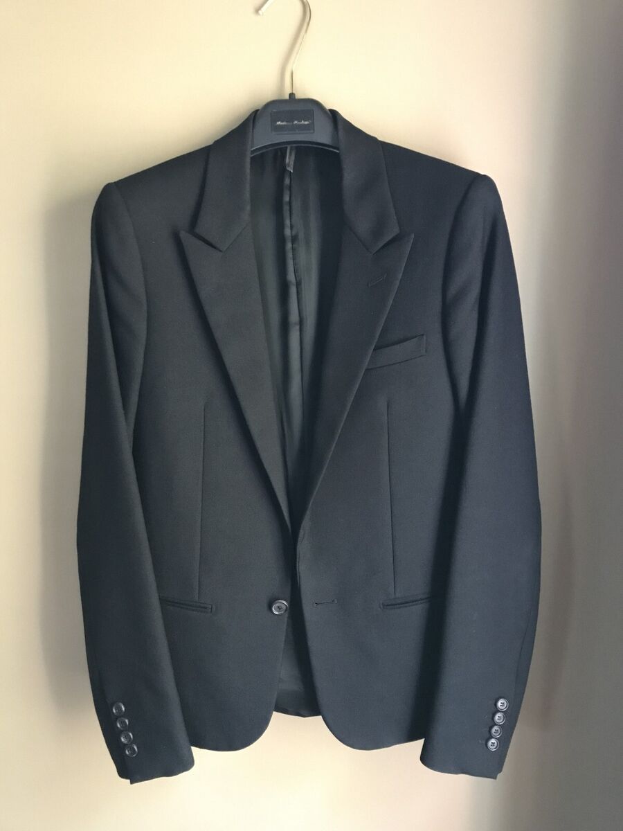 FW06 Dior Homme Smoking Tux Blazer 44 Slimane Owens Poell FW06 Dior Homme Smoking Tux Blazer 44 Slimane Owens Poell
