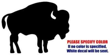 BUFFALO outline Adhesive Vinyl Decal Sticker Car Truck window Various Sizes