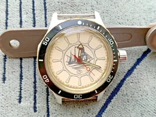 Collectible watch Vostok amphibian Steering wheel/WOSTOK Navy amfibia made in SU