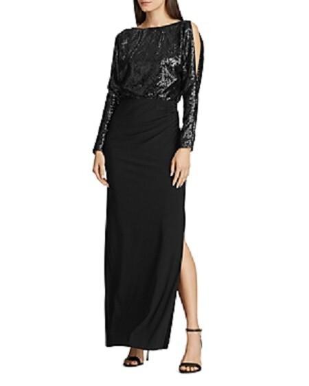 Ralph Lauren Womens Black Long Sleeve 