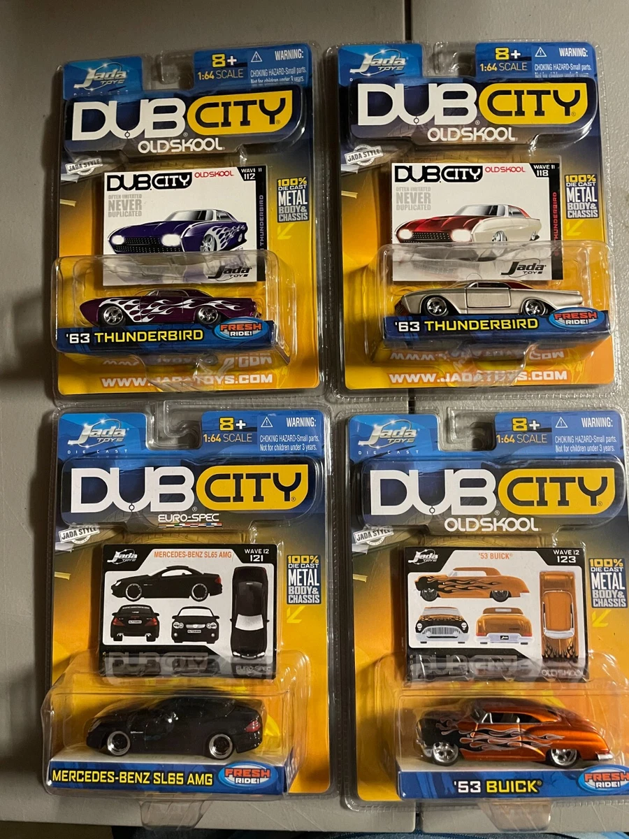 JADA DUB CITY 1 64 LOT OF 4 CARS ALL 4 ARE IN MINT CONDITION