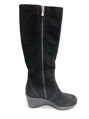 (取寄) ラ カナディエンヌ レディース グレース La Canadienne women La Canadienne Grace Black Suede La Canadienne Womens Grace Black Suede Zip US5.5 M | eBay