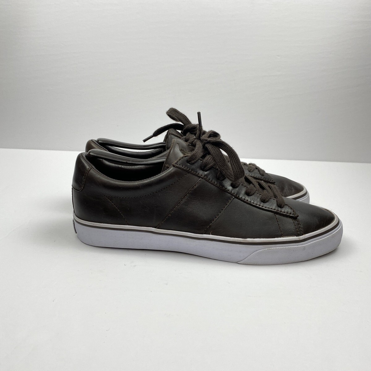 Polo Ralph Lauren Sayer Men's Leather Lace Up Sneakers Trainer