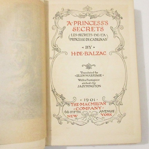 Honore de Balzac Antique Vintage Miniature Book Lot 34 Engravings English 1901 - Bild 4 von 18