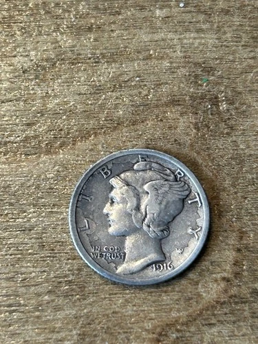 1916S Mercury Dime XF