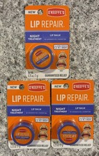  3 O'Keeffe's Lip Repair Night Treatment Dry Cracked Lips Sleep FREE SHIPPING