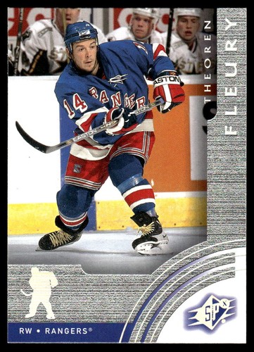 2001 SPx Theoren Fleury #43 card