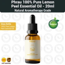 Phrau 100% Pure Lemon Essential Oil, Natural Aromatherapy Grade - 20ml