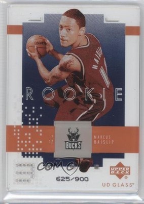 2002-03 UD Glass Rookie 625/900 Marcus Haislip #137 Rookie RC 1l2