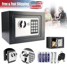 US Security Electronic Digital Safe Box Keypad Lock Jewelry Gun Home Office Cash