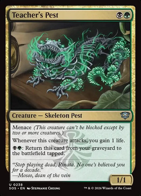 Teacher's Pest (238) Secrets of Strixhaven SOS MTG Magic